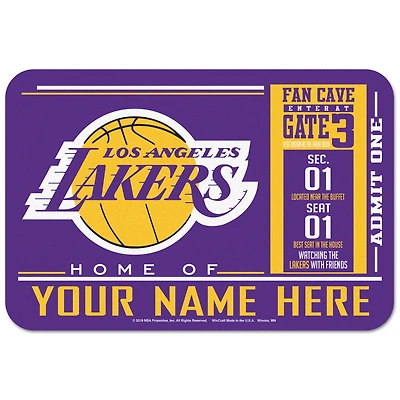 WinCraft Los Angeles Lakers 20'' x 30'' Personalized Floor Mat