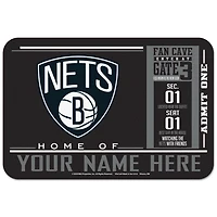 WinCraft Brooklyn Nets 20'' x 30'' Personalized Floor Mat