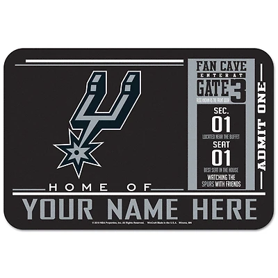 WinCraft San Antonio Spurs 20'' x 30'' Personalized Floor Mat