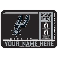 WinCraft San Antonio Spurs 20'' x 30'' Personalized Floor Mat