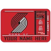 WinCraft Portland Trail Blazers 20'' x 30'' Personalized Floor Mat