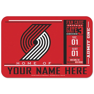 WinCraft Portland Trail Blazers 20'' x 30'' Personalized Floor Mat