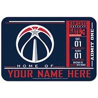 WinCraft Washington Wizards 20'' x 30'' Personalized Floor Mat