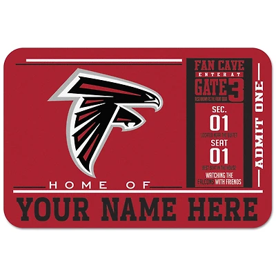 WinCraft Atlanta Falcons 20'' x 30'' Personalized Floor Mat