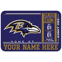WinCraft Baltimore Ravens 20'' x 30'' Personalized Floor Mat