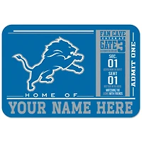 WinCraft Detroit Lions 20'' x 30'' Personalized Floor Mat