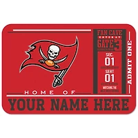 WinCraft Tampa Bay Buccaneers 20'' x 30'' Personalized Floor Mat