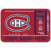 WinCraft Montreal Canadiens 20'' x 30'' Personalized Floor Mat