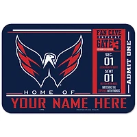 WinCraft Washington Capitals 20'' x 30'' Personalized Floor Mat