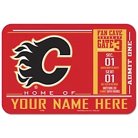 WinCraft Calgary Flames 20'' x 30'' Personalized Floor Mat