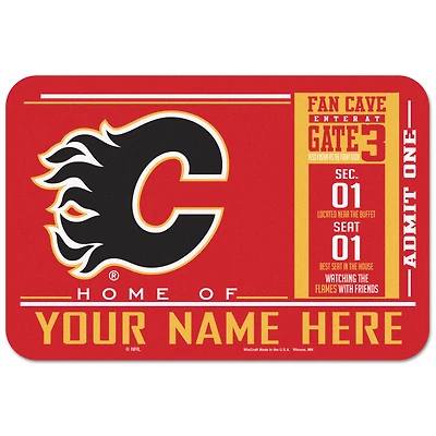 WinCraft Calgary Flames 20'' x 30'' Personalized Floor Mat