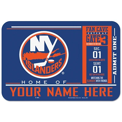 WinCraft New York Islanders 20'' x 30'' Personalized Floor Mat
