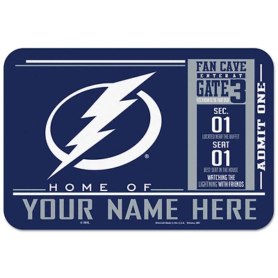 WinCraft Tampa Bay Lightning 20'' x 30'' Personalized Floor Mat