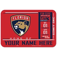 WinCraft Florida Panthers 20'' x 30'' Personalized Floor Mat
