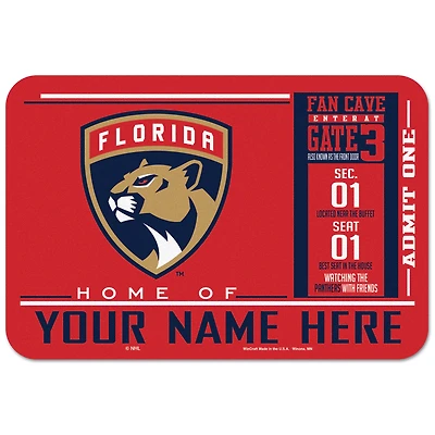 WinCraft Florida Panthers 20'' x 30'' Personalized Floor Mat