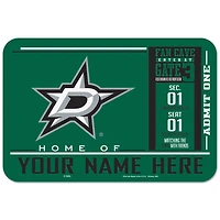 WinCraft Dallas Stars 20'' x 30'' Personalized Floor Mat