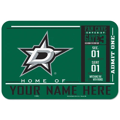 WinCraft Dallas Stars 20'' x 30'' Personalized Floor Mat
