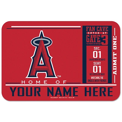WinCraft Los Angeles Angels 20'' x 30'' Personalized Floor Mat