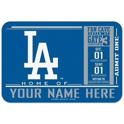 WinCraft Los Angeles Dodgers 20'' x 30'' Personalized Floor Mat