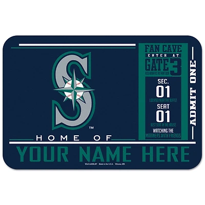 WinCraft Seattle Mariners 20'' x 30'' Personalized Floor Mat