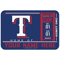 WinCraft Texas Rangers 20'' x 30'' Personalized Floor Mat