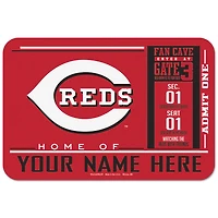 WinCraft Cincinnati Reds 20'' x 30'' Personalized Floor Mat