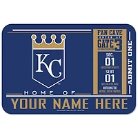 WinCraft Kansas City Royals 20'' x 30'' Personalized Floor Mat
