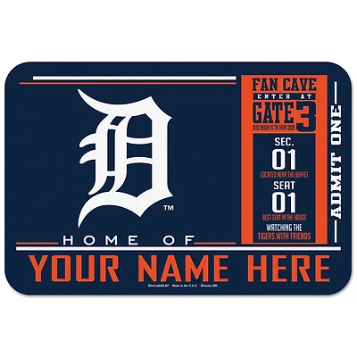 WinCraft Detroit Tigers 20'' x 30'' Personalized Floor Mat