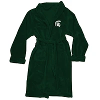 Men's The Northwest Group Green Michigan State Spartans Silk Touch Bath Robe