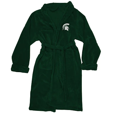 Men's The Northwest Group Green Michigan State Spartans Silk Touch Bath Robe