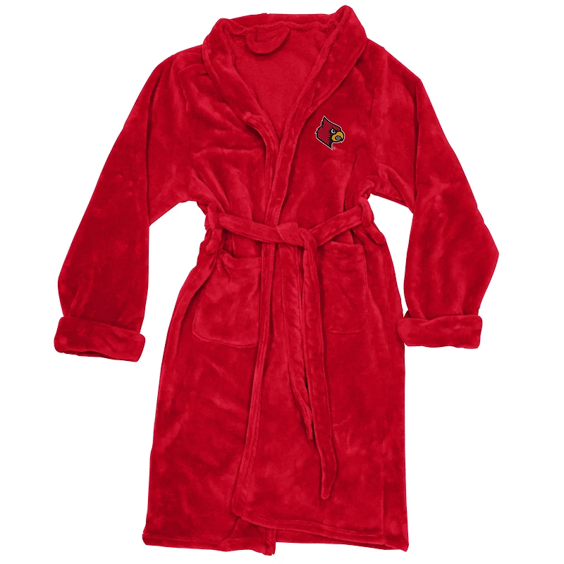 Men's The Northwest Group Red Louisville Cardinals Silk Touch Bath Robe