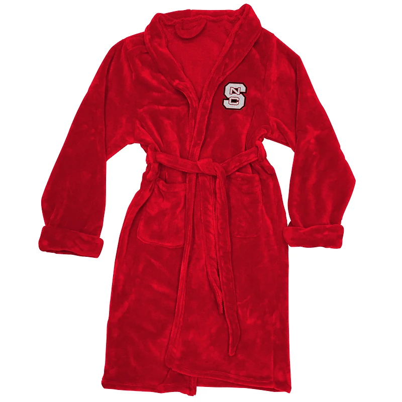 Men's The Northwest Group Red NC State Wolfpack Silk Touch Bath Robe