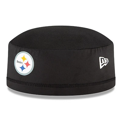 Men's New Era Black Pittsburgh Steelers NFL Training Skully Cap