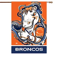 Denver Broncos 29'' x 43'' Double-Sided Justin Patten House Flag