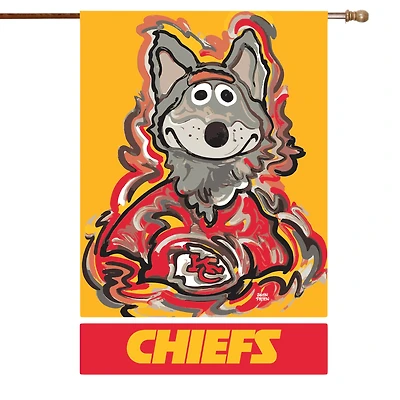 Kansas City Chiefs Justin Patten House Flag