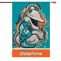 Miami Dolphins Justin Patten House Flag