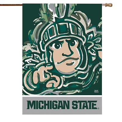 Michigan State Spartans Justin Patten House Flag