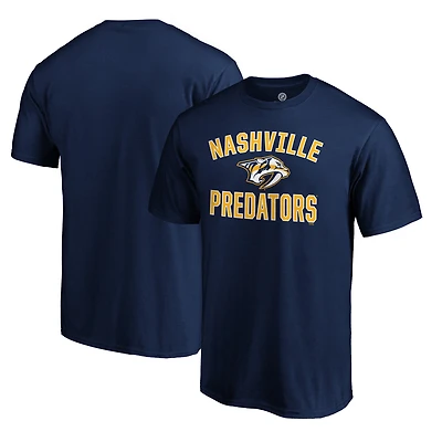 Men's Fanatics Navy Nashville Predators Team Victory Arch T-Shirt
