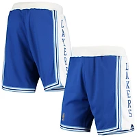 Men's Mitchell & Ness Blue/White Los Angeles Lakers 2009/2010 Hardwood Classics Authentic Shorts