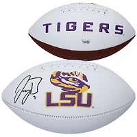 Joe Burrow LSU Tigers Autographed White Panel Football