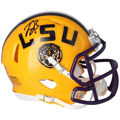 Joe Burrow LSU Tigers Autographed Riddell Speed Mini Helmet