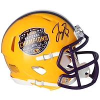 Joe Burrow LSU Tigers Autographed College Football Playoff 2019 National Champions Riddell Speed Mini Helmet