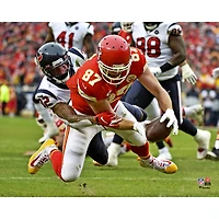 Travis Kelce Kansas City Chiefs Unsigned Touchdown Photograph