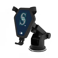 Seattle Mariners Solid Design Wireless Car Charger