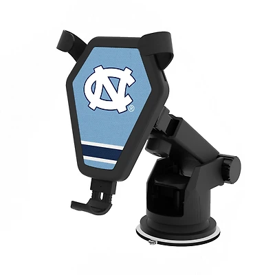 North Carolina Tar Heels Stripe Design Wireless Car Charger