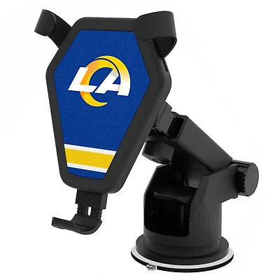 Los Angeles Rams Stripe Design Wireless Car Charger