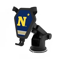 Navy Midshipmen Stripe Design Wireless Car Charger