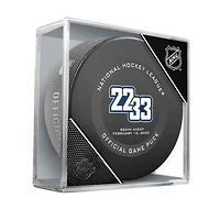 Henrik & Daniel Sedin Vancouver Canucks Unsigned February 12 2020 Jersey Retirement Night Official Game Puck