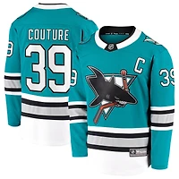 Men's Fanatics Logan Couture Teal San Jose Sharks  Breakaway Jersey