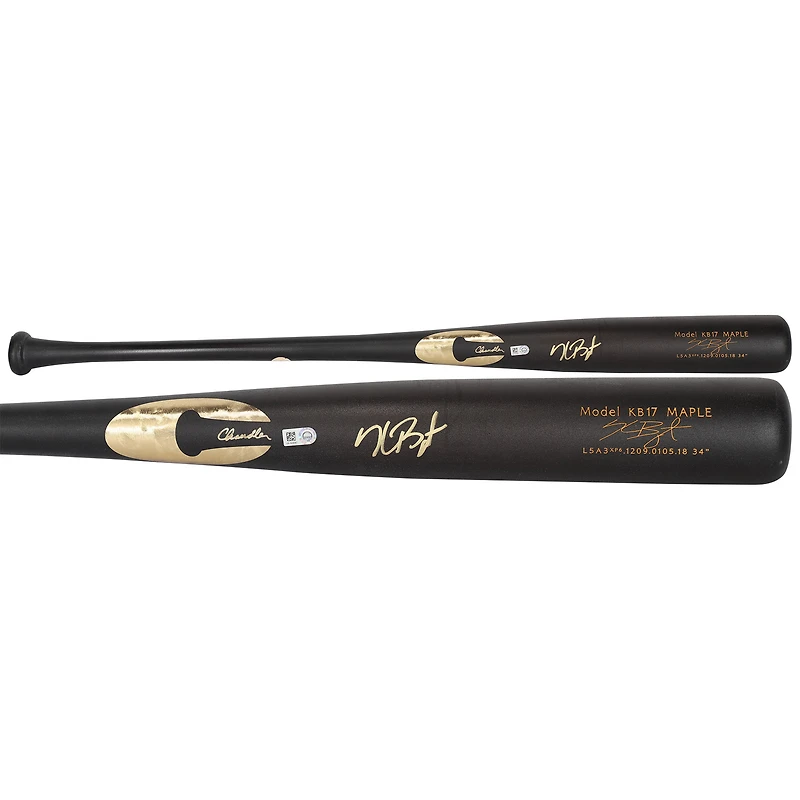 Kris Bryant Colorado Rockies Autographed Chandler Game Model Bat - Gold Ink